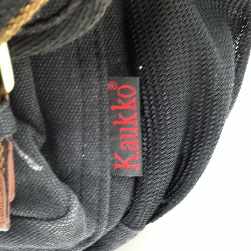 Kaukko Unisex Black Canvas Chest/Travel Bag - Picture 8 of 8